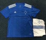 Children Cruzeiro Home Soccer Suits 2020 Shirt and Shorts