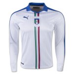 Italy LS Away Soccer Jersey 2016 Euro