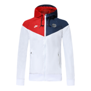 PSG Red&White Hoodie Windrunner Jacket 19/20