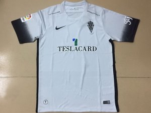 Sporting Gijon Away Soccer Jersey Shirt 2017/18
