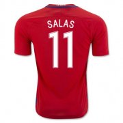 Chile Home Soccer Jersey 2016 Salas 11