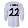 13-14 Real Madrid #22 DI MARIA Home Long Sleeve Jersey Shirt