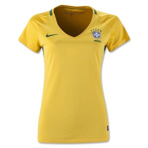 Brazil Women\'s Home Soccer Jersey 2016-17