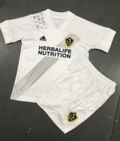 Children Los Angeles Galaxy Home Soccer Suits 2020 Shirt and Shorts