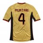 13-14 AC Milan #4 Muntari Away Golden Jersey Shirt