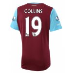 West Ham Home Soccer Jersey 2015-16 COLLINS #19