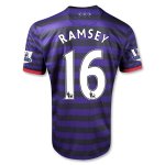 12/13 Arsenal #16 Ramsey Away Soccer Jersey Shirt