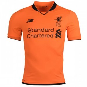 Liverpool Third Soccer Jersey 2017/18 Orange