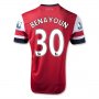 13/14 Arsenal #30 Benayoun Home Red Soccer Jersey Shirt