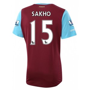 West Ham Home Soccer Jersey 2015-16 SAKHO #15