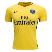 PSG Away Soccer Jersey 2017/18 Yellow