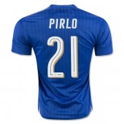 Italy Home Soccer Jersey 2016 PIRLO #21