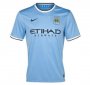 13-14 Manchester City #4 KOMPANY Home Soccer Shirt