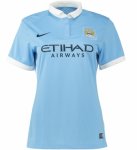 Manchester City Women's Home Soccer Jersey 2015-16