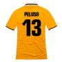 13-14 Juventus #13 Peluso Away Yellow Jersey Shirt