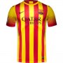 13-14 Barcelona #24 S.ROBERTO Away Soccer Jersey Shirt