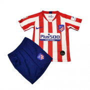 19-20 Atletico Madrid Home Red&White Children's Jerseys Kit(Shirt+Short)