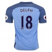 Manchester City Home Soccer Jersey 16/17 18 DELPH