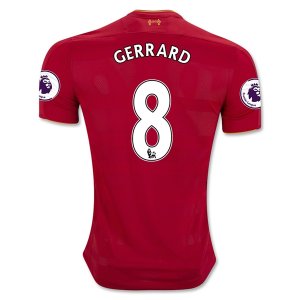 Liverpool Home Soccer Jersey 2016-17 8 GERRARD