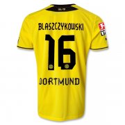 13-14 Borussia Dortmund #16 BLASZCZYKOWSKI Home Jersey Shirt