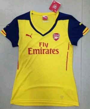 Arsenal 14/15 Women\'s Away Soccer Jersey