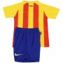 Kids Barcelona Away Soccer Kit 2015-16 (Shirt+Shorts)
