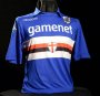 13-14 UC Sampdoria Home Blue Soccer Jersey Shirt