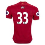 Liverpool Home Soccer Jersey 2016-17 33 IBE