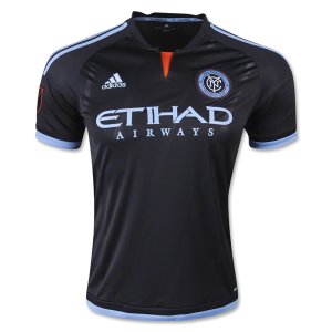 New York City FC Black Away Soccer Jersey 2015/16