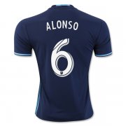 Seattle Sounders Third Soccer Jersey 2016-17 ALONSO 6