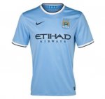 13-14 Manchester City Home Jersey Shirt