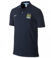 2014 MANCHESTER CITY BLUE SHORT SLEEVE POLO T-SHIRT