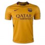 Barcelona Away Soccer Jersey Yellow 2015-16 A. INIESTA 8