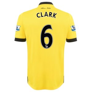 Aston Villa Away Soccer Jersey 2015-16 CLARK #6