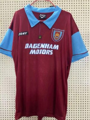 Retro West Ham United Home Soccer Jerseys 100th Anniversary