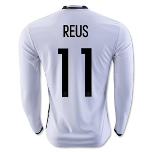 Germany Home Soccer Jersey 2016 REUS #11 LS