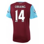 West Ham Home Soccer Jersey 2015-16 OBIANG #14