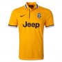 13-14 Juventus #23 Vidal Away Yellow Jersey Shirt