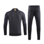 Inter Milan Black Zipper Sweat Shirt Kit 19/20 (Top+Trouser)