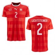 Switzerland Home Soccer Jersey 2016 Lichtsteiner 2
