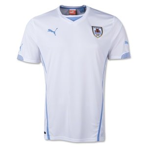 2014 FIFA World Cup Uruguay Away Soccer Jersey Football Shirt