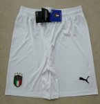 Italy Away White Soccer Shorts 2020