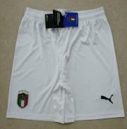 Italy Away White Soccer Shorts 2020