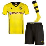 13-14 Borussia Dortmund Home UCL Whole Kit(Shirt+Short+Socks)