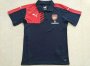 Arsenal Soccer Jersey Polo Black&Gold 15/16