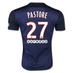 Paris Saint-Germain(PSG) PASTORE #27 Home Soccer Jersey 2015-16