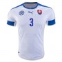Slovakia Home Soccer Jersey Euro 2016 Skrtel #3