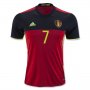 Belgium Home Soccer Jersey 2016 DE BRUYNE #7