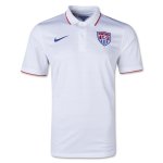 2014 World Cup USA Home White Soccer Jersey