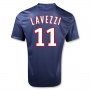 12/13 PSG #11 Lavezzi Home Soccer Jersey Shirt